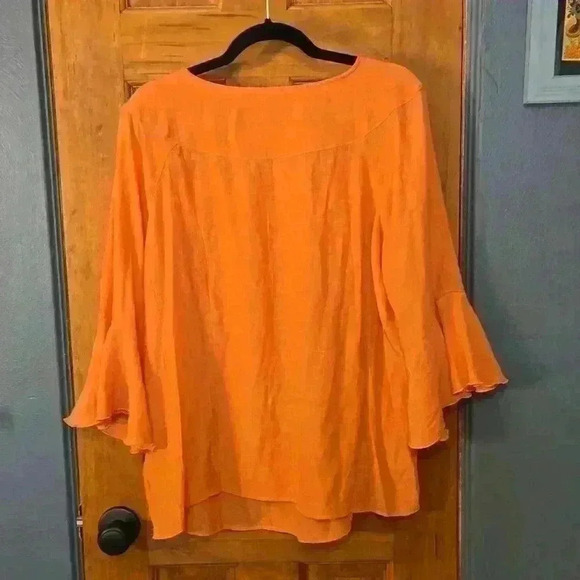 Orange Lace Blouse - Picture 6 of 6